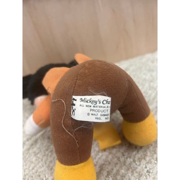 Vintage Disney Mickey Mouse Plush Stuffed Animal Pilot Outfit ~10” - Picture 3 of 8